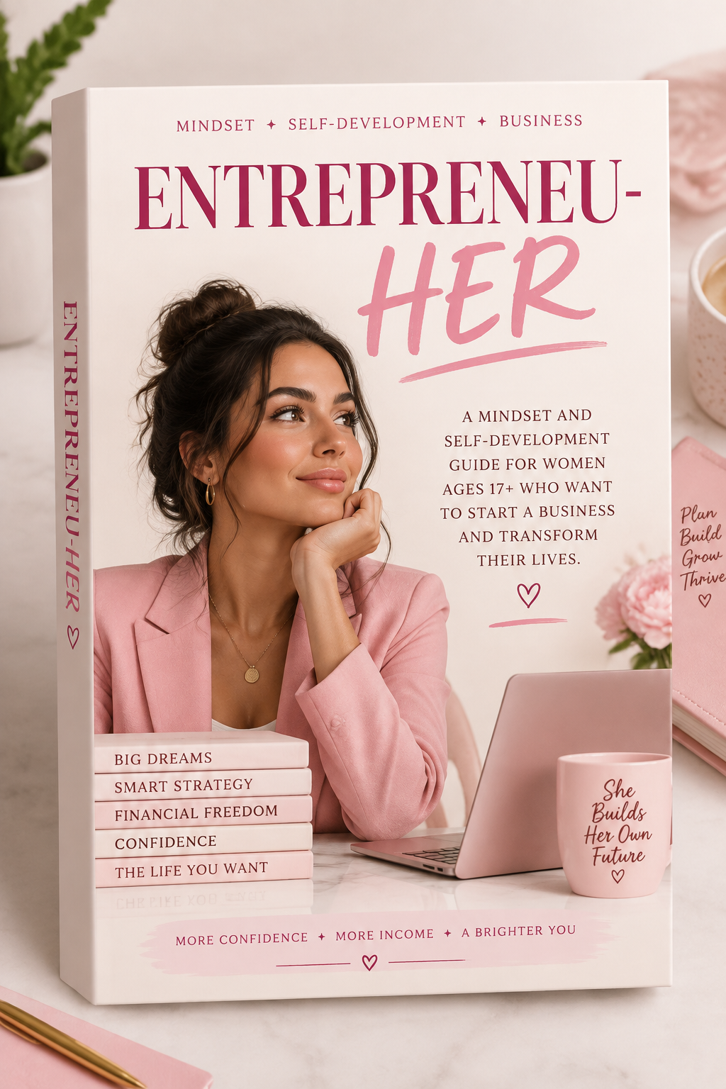 ENTREPRENEU-HER eBook cover — mindset and self-development guide for women entrepreneurs